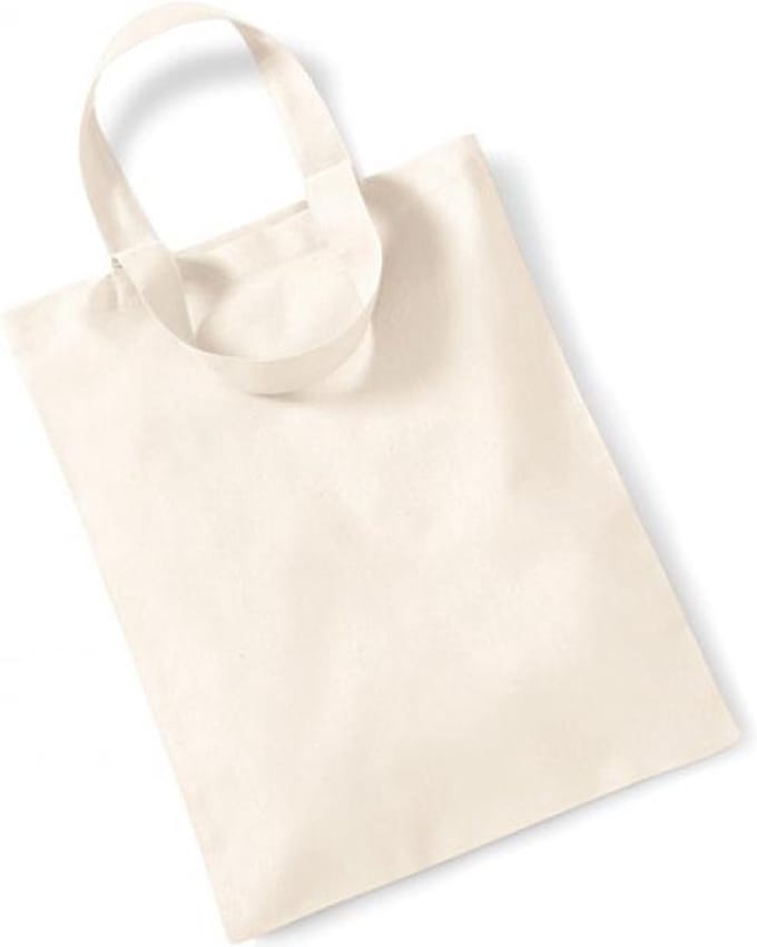 Westford Mill Mini Bag For Life WM104 - Natural - 26 x 32,5 cm