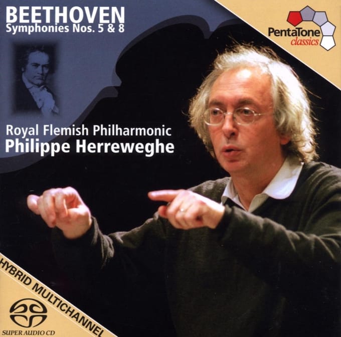 Royal Flemish Philharmonic, Philippe Herreweghe - Beethoven: Symphonies Nos.5 & 8 (SACD)