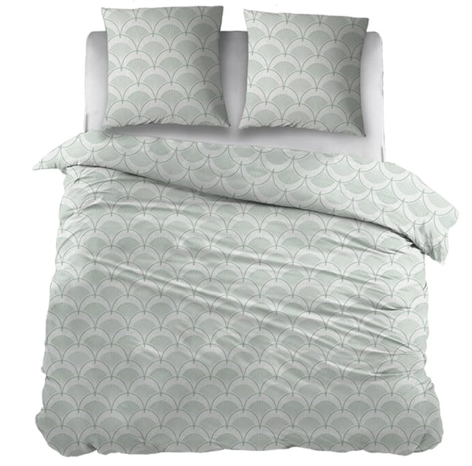 Snoozing Kamila Dekbedovertrek - Extra breed - 260x200/220 cm - Green
