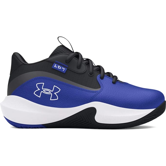 Under Armour Ps Lockdown 7 Basketbalschoenen Blauw EU 28 1/2 Jongens,Meisjes