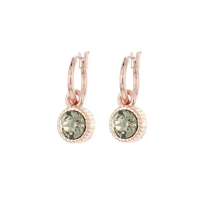 BIBA 8923 Oorhangers rosé Black Diamond