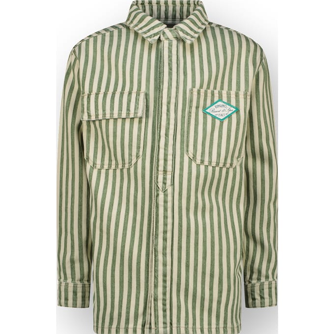 Boxy Overhemd Lino stripe