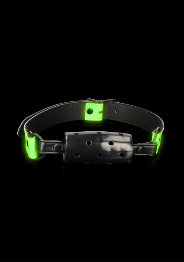 Shots - Ouch! Cilinder Gag neon green/black
