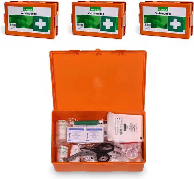 verbanddoos B basic voor bedrijven 3 pack