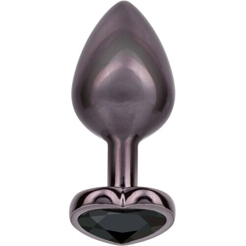 CalExotics Jewel Black Diamond Heart Buttplug - Groot