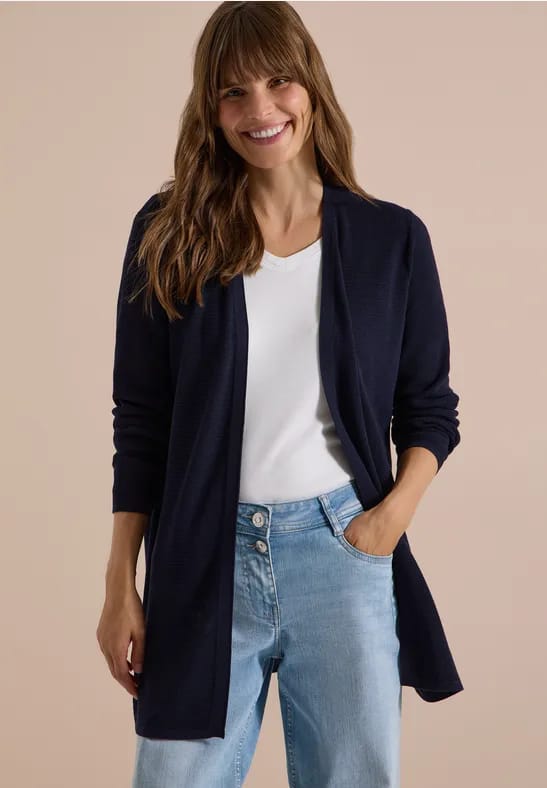 Open vest met lange mouwen