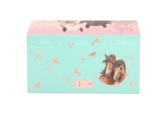 Miss Melody grote sieradendoos met code en geluid Opmaken en sieraden