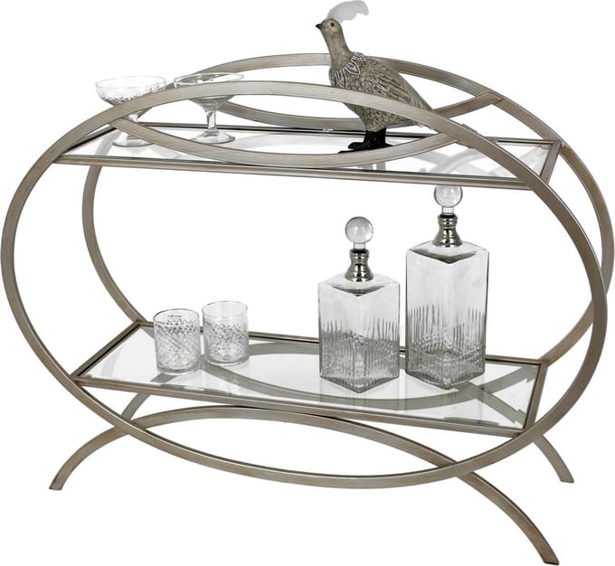 Wants&Needs Bijzettafel Ijzer Zilver 99 X 29.5 X 75.5