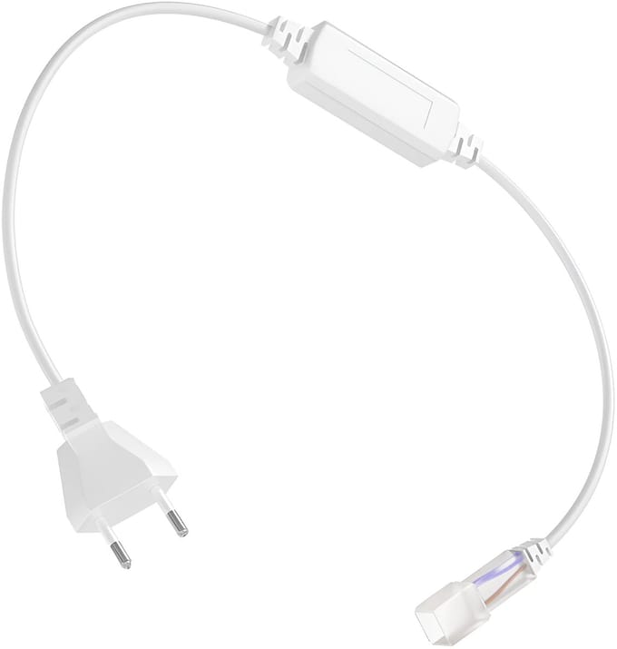 Neon LED Strip Voedingsconnector met Stekker - Kingtron Neo - 8A