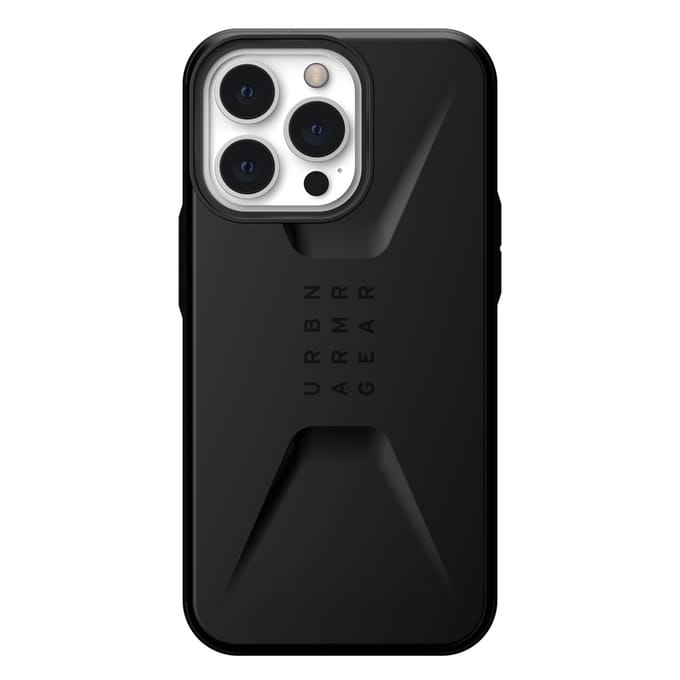 UAG Civilian Backcover voor de Apple iPhone 13 Pro - Zwart