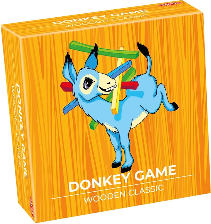 Tactic Donkey Game – Bordspel – Classic Games – Houten Behendigheidsspel – Vanaf 5 jaar