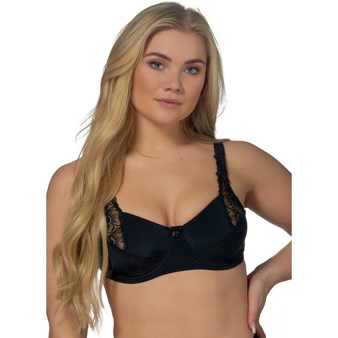 Elbrina - Beugelbeha met embroidery