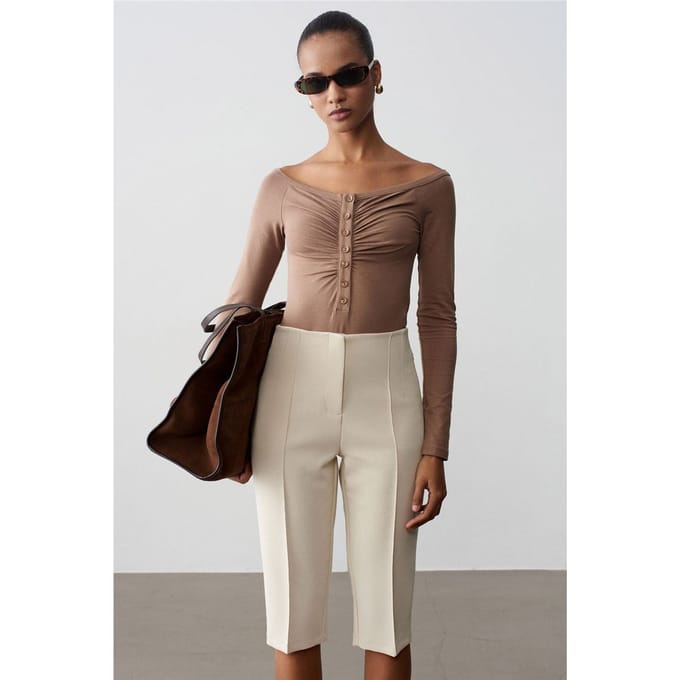 Slim-fit Bootuit Top