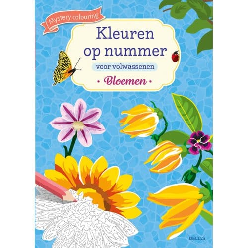 Kleuren Op Nummer Voor Volwassenen Bloemen