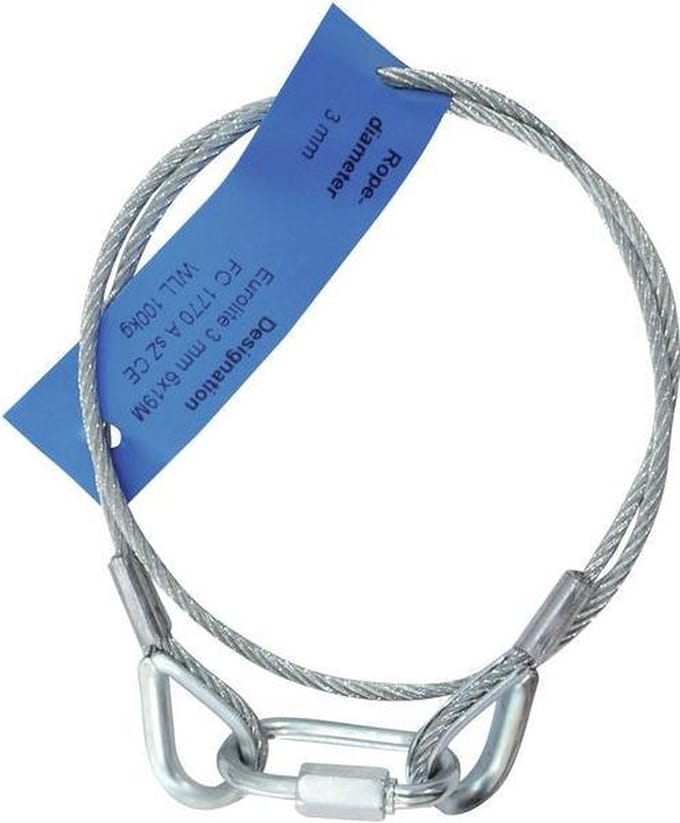 EUROLITE Safety Bond AG-5 3x600mm up to 5kg sil