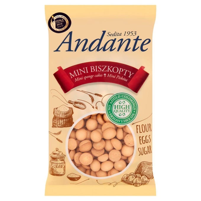 Andante Mini Biscuits 120 G