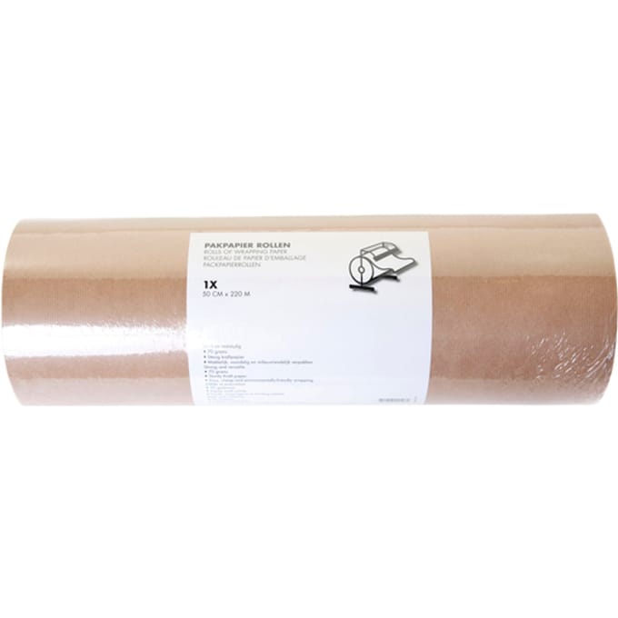 Inpakpapier IEZZY kraft 500mmx220m 70 gram bruin