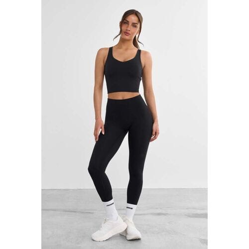 FAMME Signature Scrunch Leggings Blue XL
