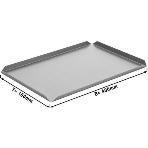 GGM Gastro (5 stuks) Vitrineplateau - Aluminium - 400x150x10mm - zilver zilver
