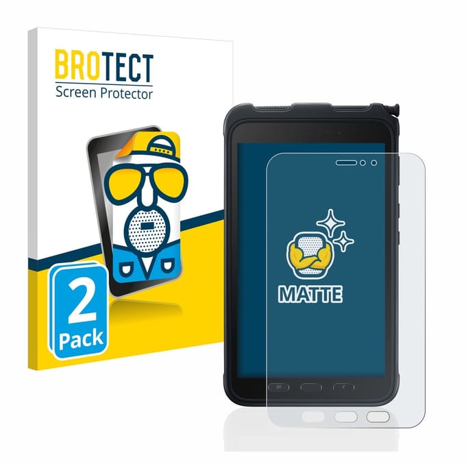 BROTECT - Screenprotector voor Samsung Galaxy Tab Active 3 - Folie Beschermfolie matte 2 Stuks