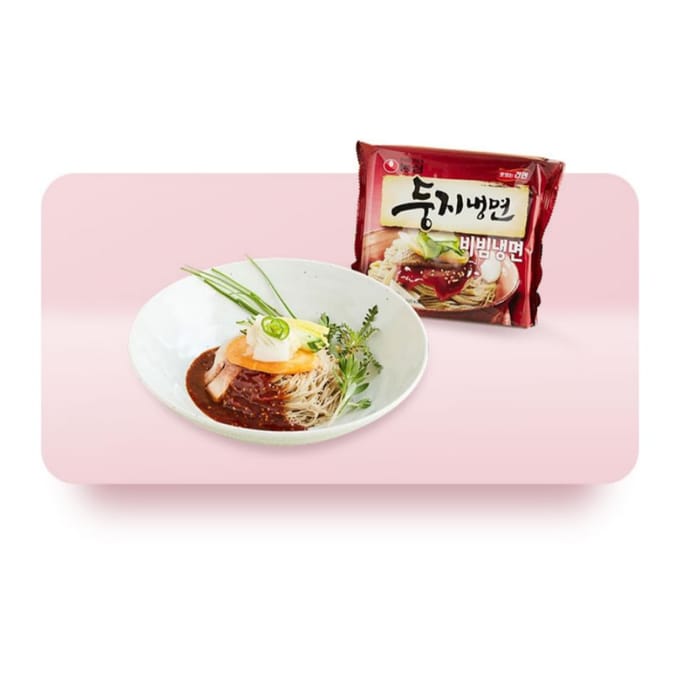 [Nongshim] Doongji Koude Noedels 2 Soorten Bibim-Naengmyeon
