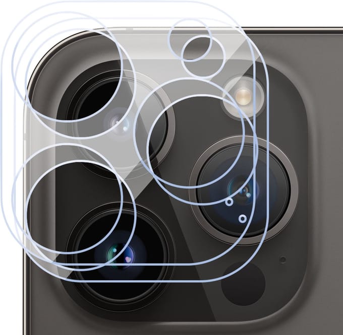 Camera Screenprotector geschikt voor iPhone 16 Pro Max - 2x Gehard Glazen Tempered Glass Krasbestendige Screen Protector