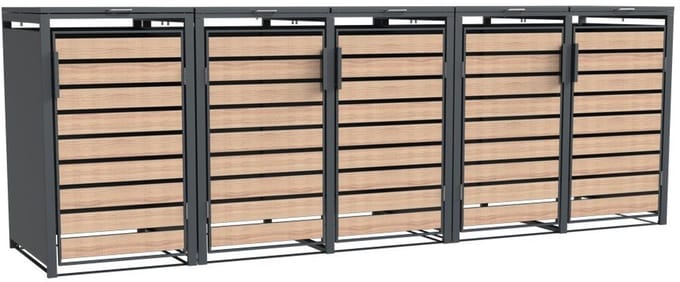 Westmann - WMJGBC212-5 - Afvalemmerbak Lacina | 5x 240 L