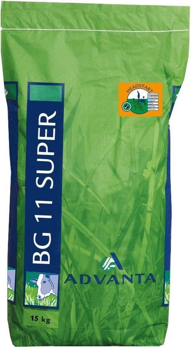 Advanta BG 11 - 15kg - Extra smakelijk gras - Graszaad - met headstart