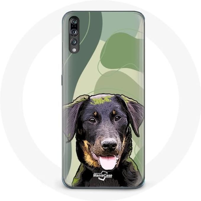 Coque - Huawei - P20 - Noir - Beauceron - Souple noir