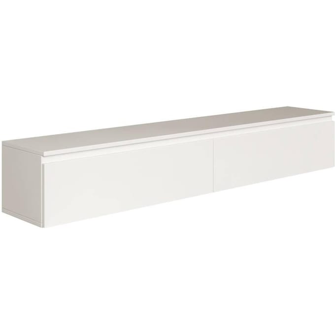 SELSEY TV-meubel 2 deuren - hangend - 175 cm - wit - BEMMI