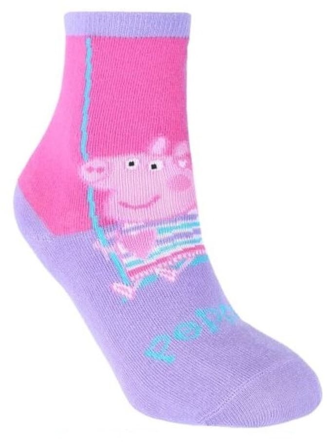 Lila sokken van Peppa Big maat 31/34