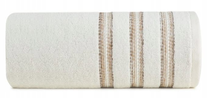 Selena Handdoek 50x90 cm Crème 500 g/m2 - Zachte Katoen