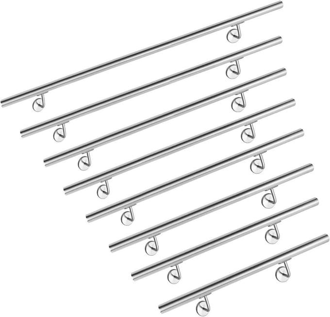 RVS Wandleuning Trapleuning Buiten en Binnen - Balkonleuningen 60 cm