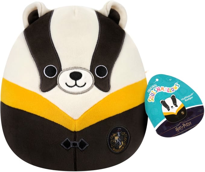 Squishmallows Warner Bros - Little Plush 20cm Harry Potter Hufflepuff Badger School Uniform