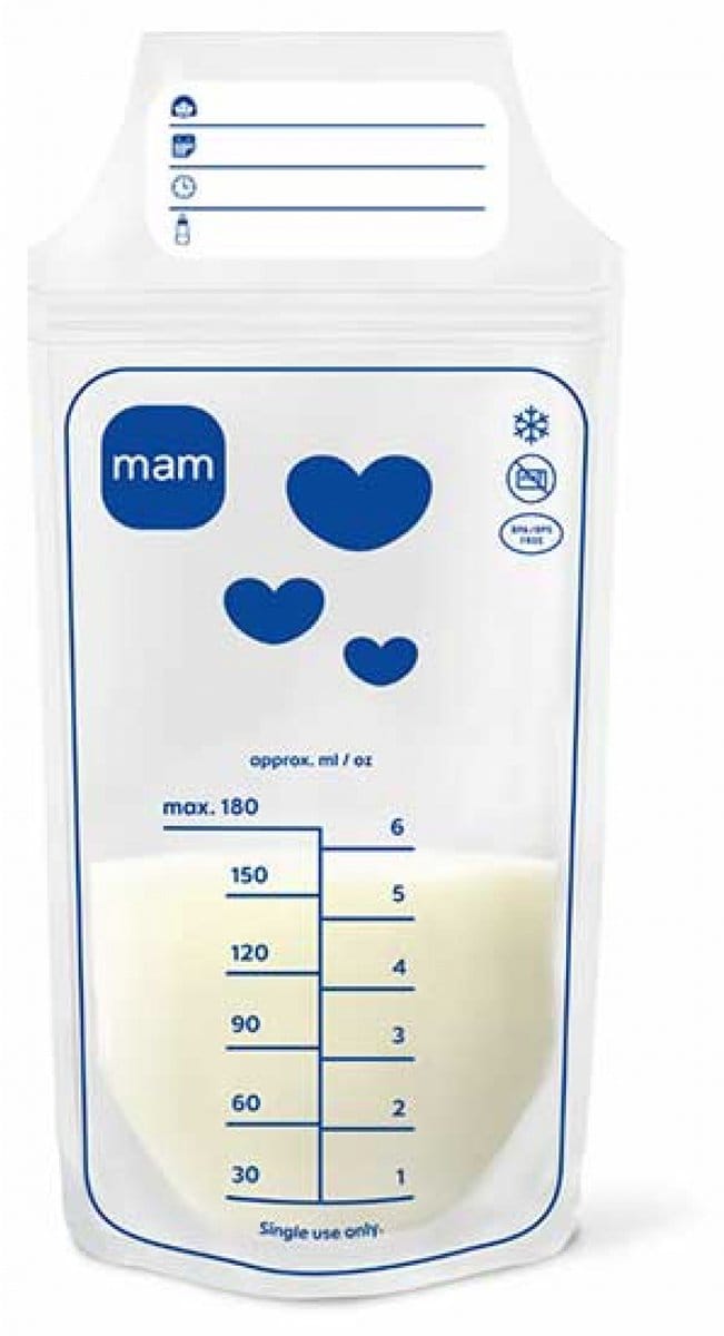 MAM Bewaarzakjes voor Moedermelk 25 Zakjes