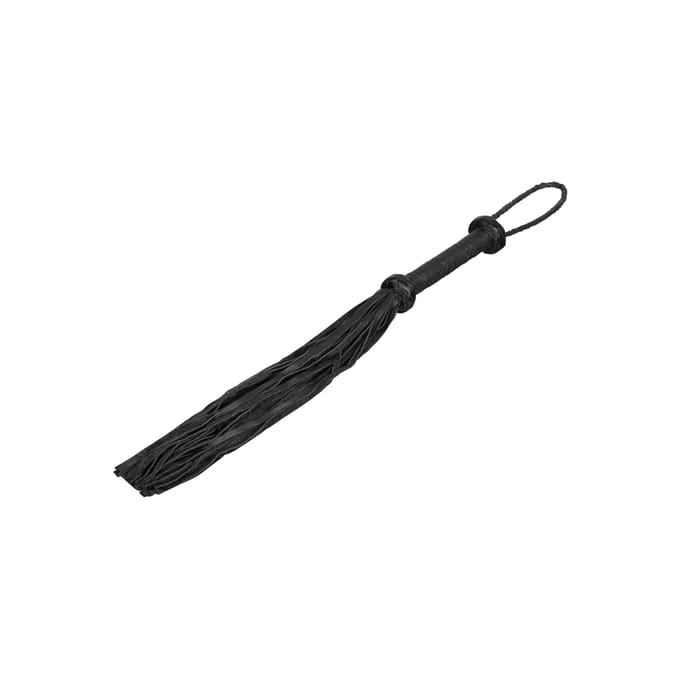 Rimba - Gevlochten Zweep - Flogger - Zwart