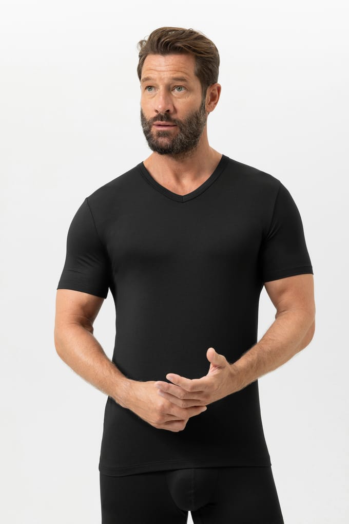 T-shirt Serie Iconic Modal Zwart