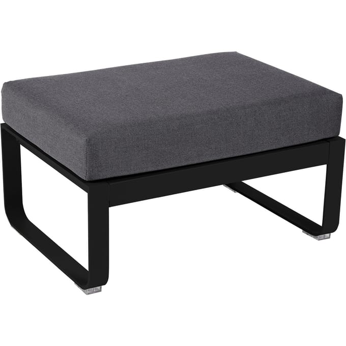 Fermob Gestoffeerde kruk BELLEVIE - 42 drop mat - A3 grafietgrijs