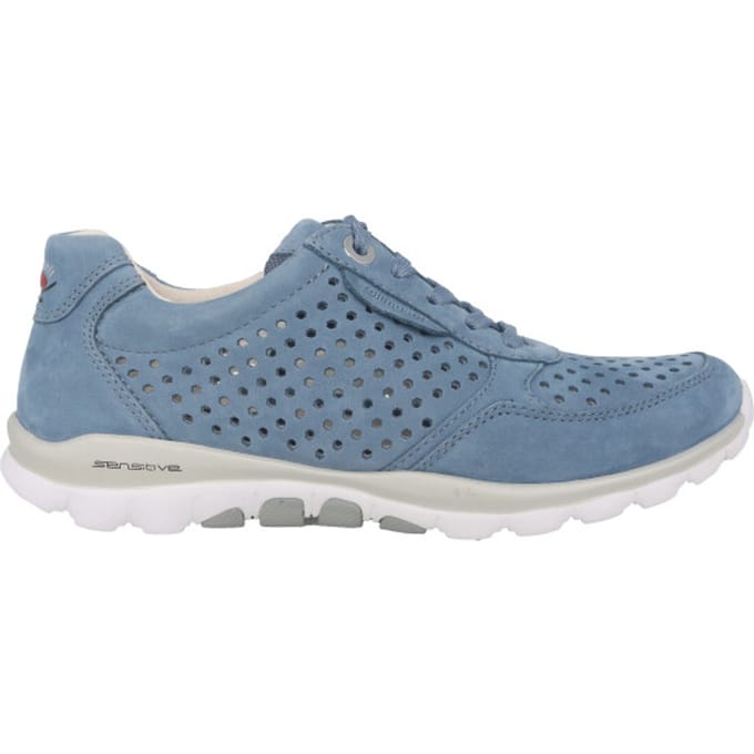 Gabor rollingsoft sensitive 66.967.26 - dames rollende wandelsneaker - Blauw - maat 37 (EU) 4 (UK)