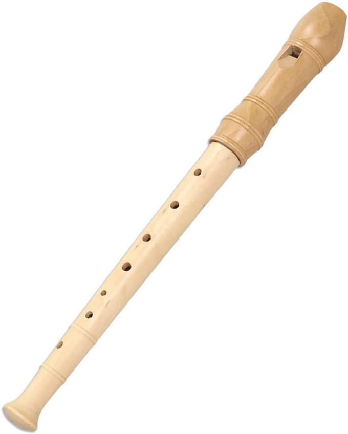 Houten Blokfluit voor Kinderen - Muziekinstrument voor Beginners (31 cm)