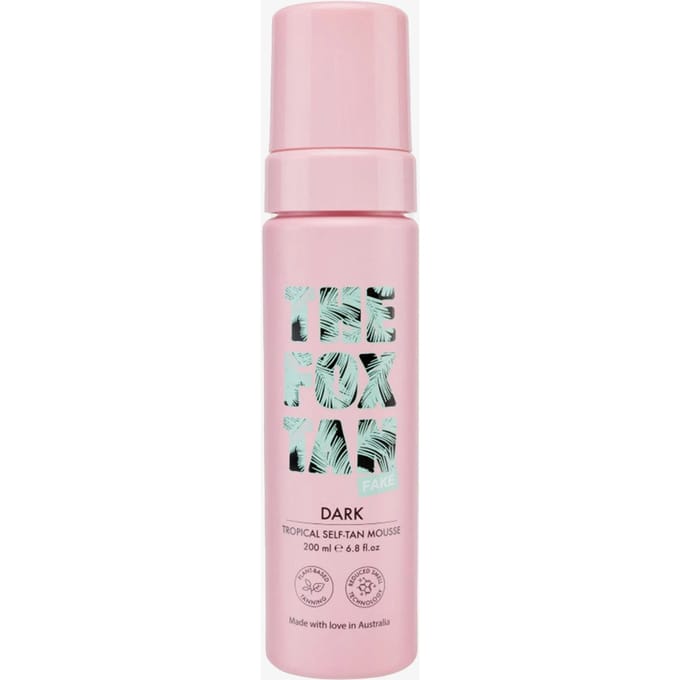 The Fox Tan Dark Tropical Self-Tan Mousse – Zelfbruiner Mousse voor Diepe Bruine Teint