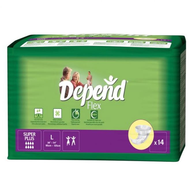 Depend Flex Super Plus incontinentie - Large