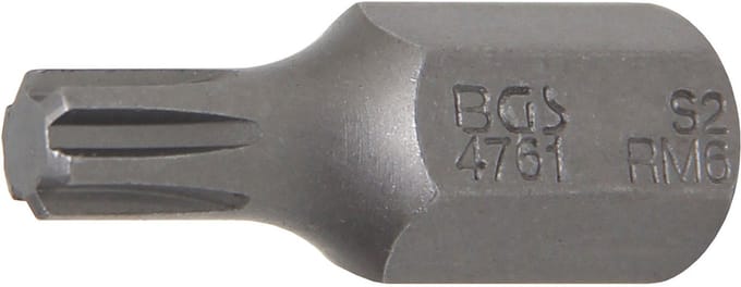 BGS Bitsaandrijving buitenzeskant 10 mm (3/8") wigprofiel (v...