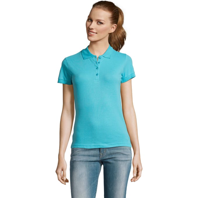 SOLS Dames/Dames Passion Poloshirt (Atol blauw)