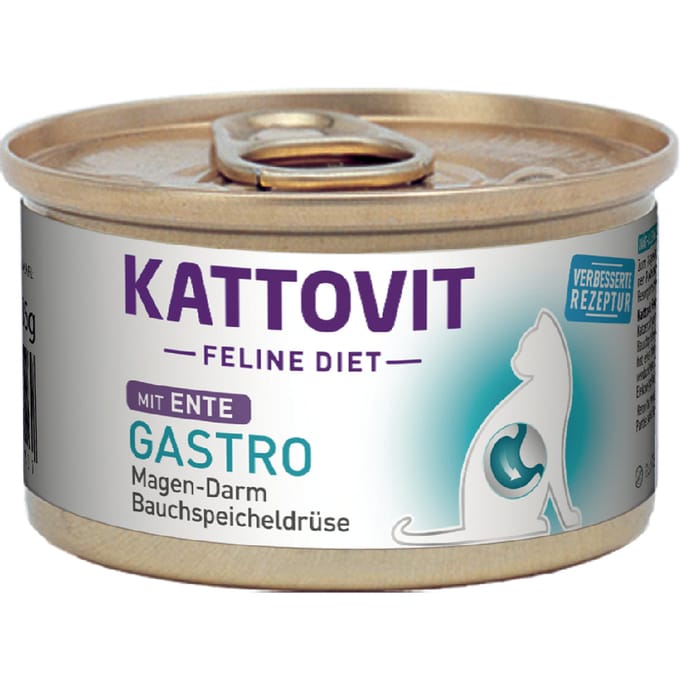 Kattovit - Feline Dieet Dose Gastro 12x85g - Eend