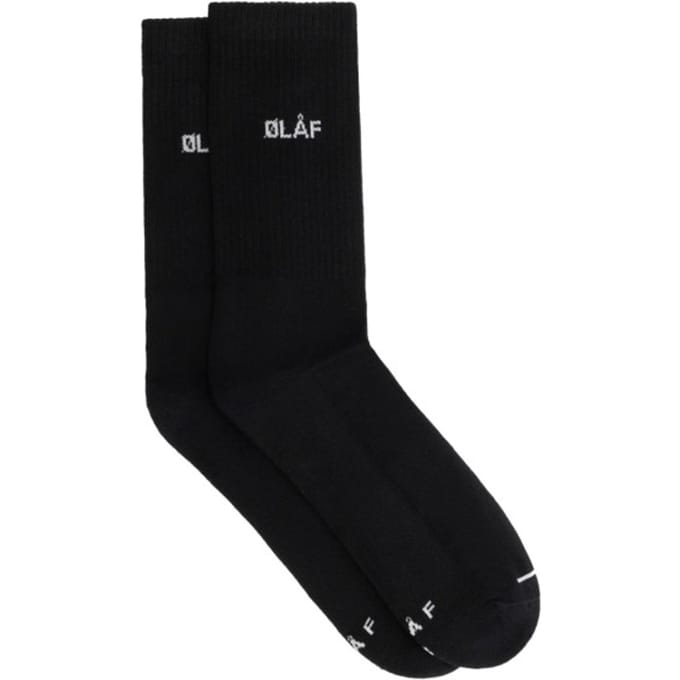 ØlÅf Mini Logo Sokken Zwart A990805