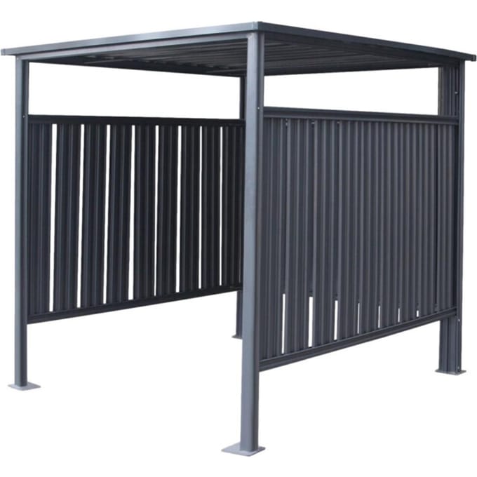 Westmann SI03000 Fietsoverkapping - Stalen Fietsenstalling/Rookruimte met Poedercoating - 180x200x210 cm