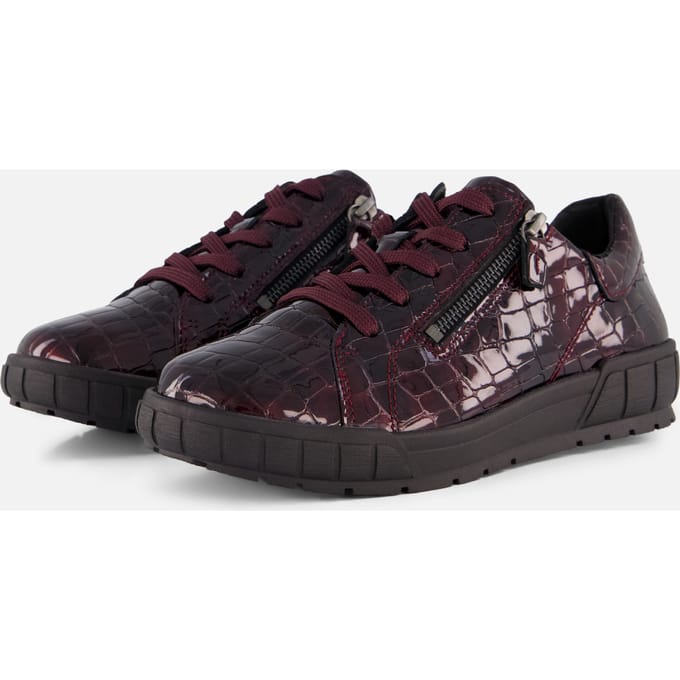 Feyn Sneakers bordeauxrood Lak - Maat 40