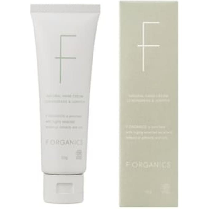 F ORGANICS - Natural Hand Cream Lemongrass & Juniper - 50g