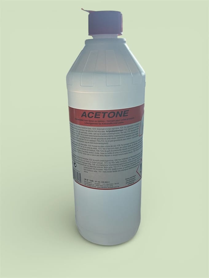 Acetone 1L fles